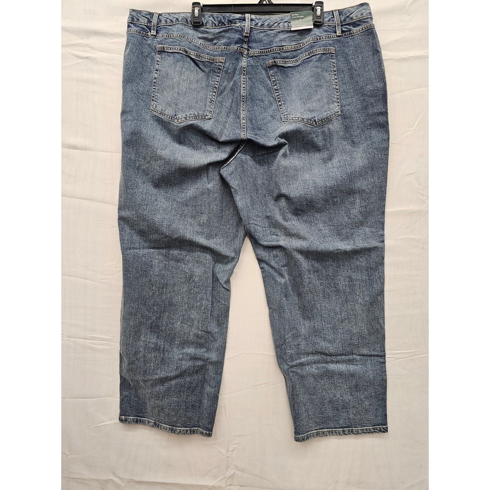 Wild Fable Womens Mid-Rise Curvy Straight EasyRigid Jeans Blue Size 28 32 Inseam
